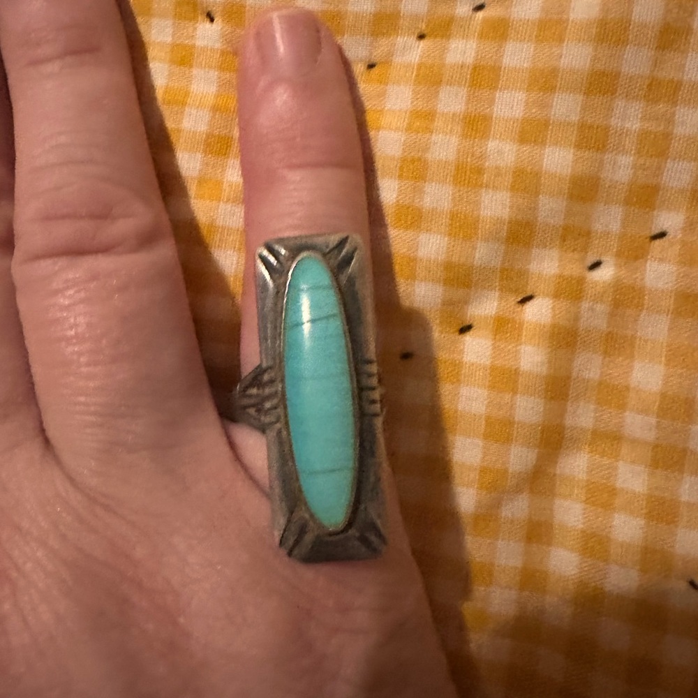 Vintage turquoise ring.